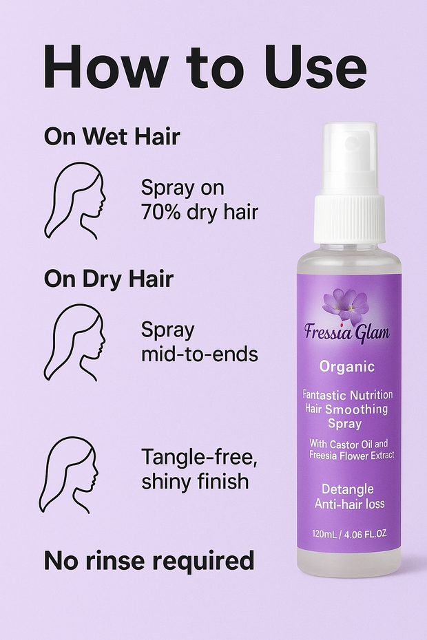 Fressia Glam Leave-In Hair Spray 120ML